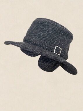 Tilley Winter Hat TW2 Wool Hydrofil Lined Made in Canada Ear Flaps Unisex